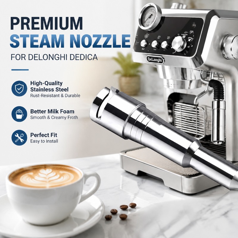 Steam Wand Tip - 유니버설 스냅온 스팀 노즐 교체용 커피