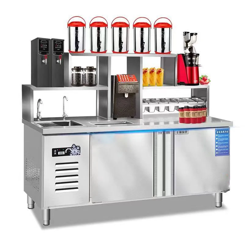 Coffee Shop Equipment - # 바 테이블 밀크티 운영 테이블