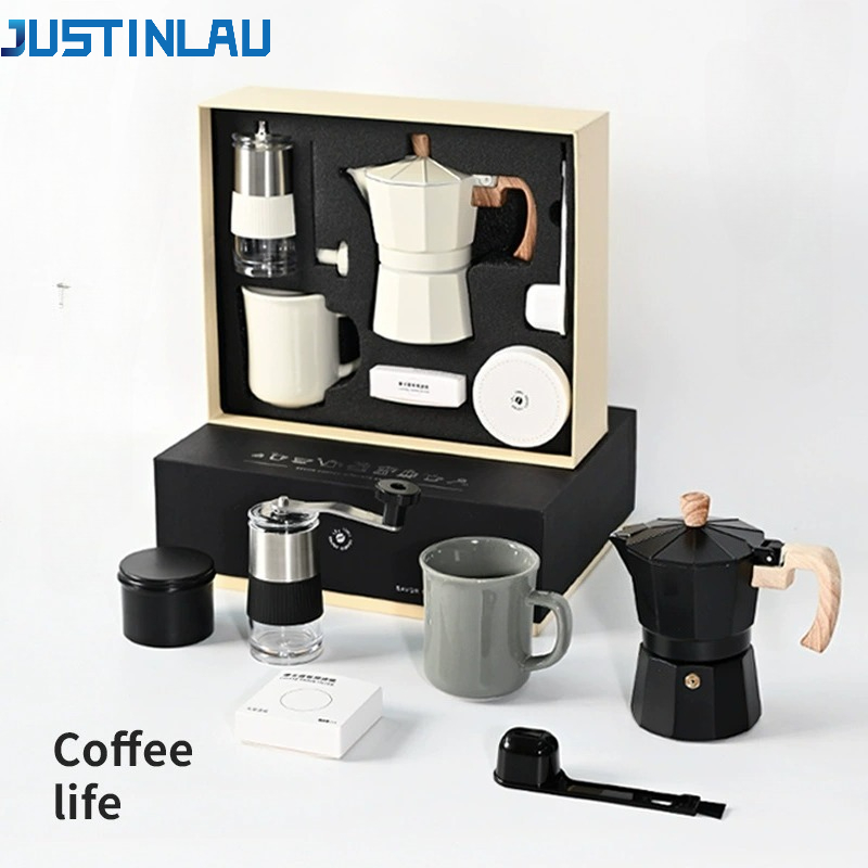 Coffee Equipment Gift Set - 저스틴라우 수동 커피 그라인더 세트 에스프레소