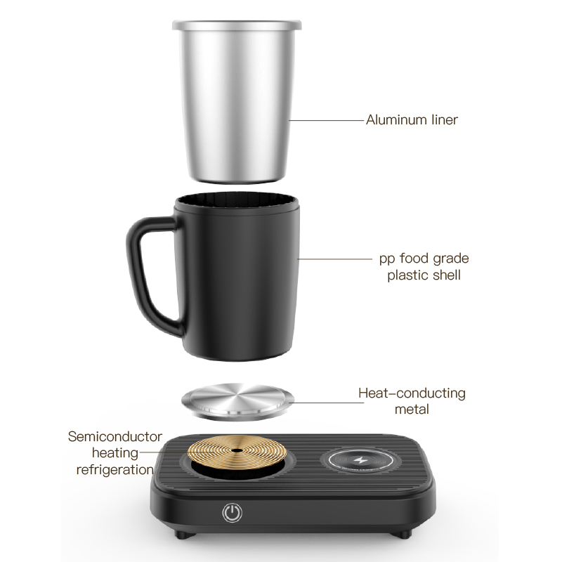 스마트 55도 350ml 사각형 음료 용기 자가 발열  - Coffee Equipment Gift Set 리뷰 및 가격