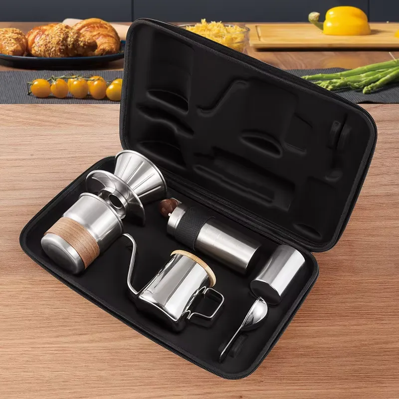 핸드브루 커피 세트 야외 캠핑 여행용 커피 장비 휴대용 - Coffee Equipment Gift Set 리뷰 및 가격