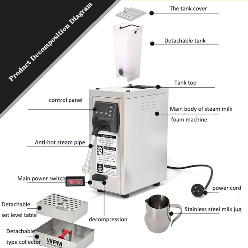 끓는 물 기계 우유 거품기 스티머 물 보일러 티샵 상업 - Coffee Shop Equipment 리뷰 및 가격