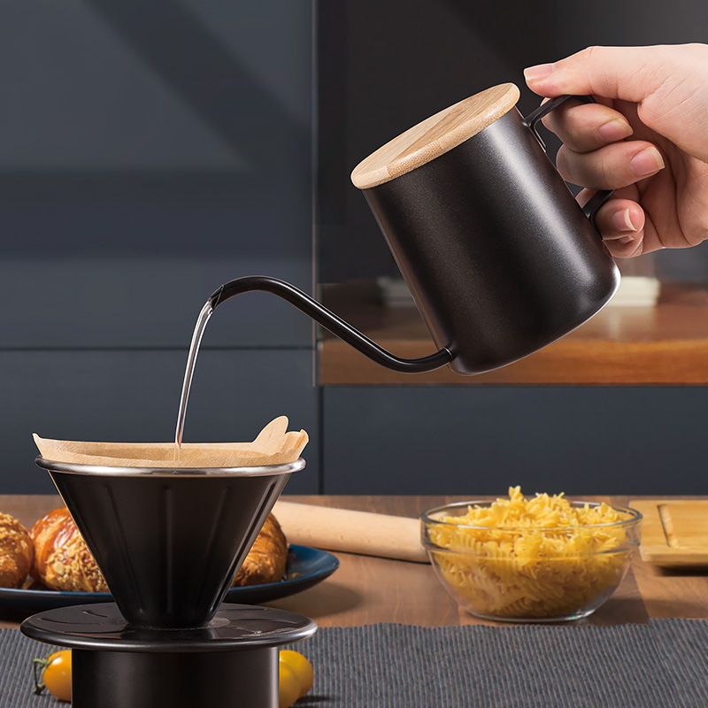 핸드 브루 커피 포트 세트, 휴대용 커피 머신, 야외  - Coffee Equipment Gift Set 리뷰 및 가격