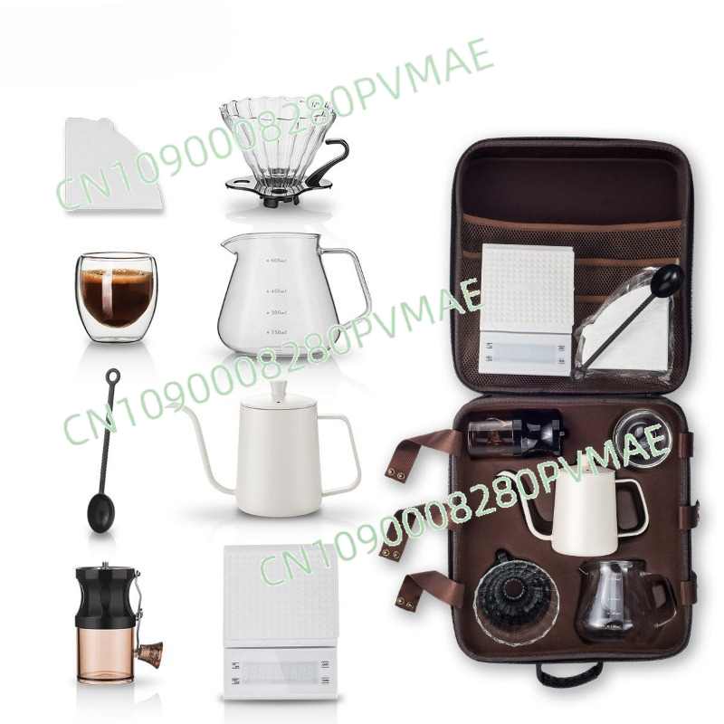 핸드드립 커피 세트 야외 캠핑 커피 장비 휴대용 여행  - Coffee Equipment Gift Set 리뷰 및 가격
