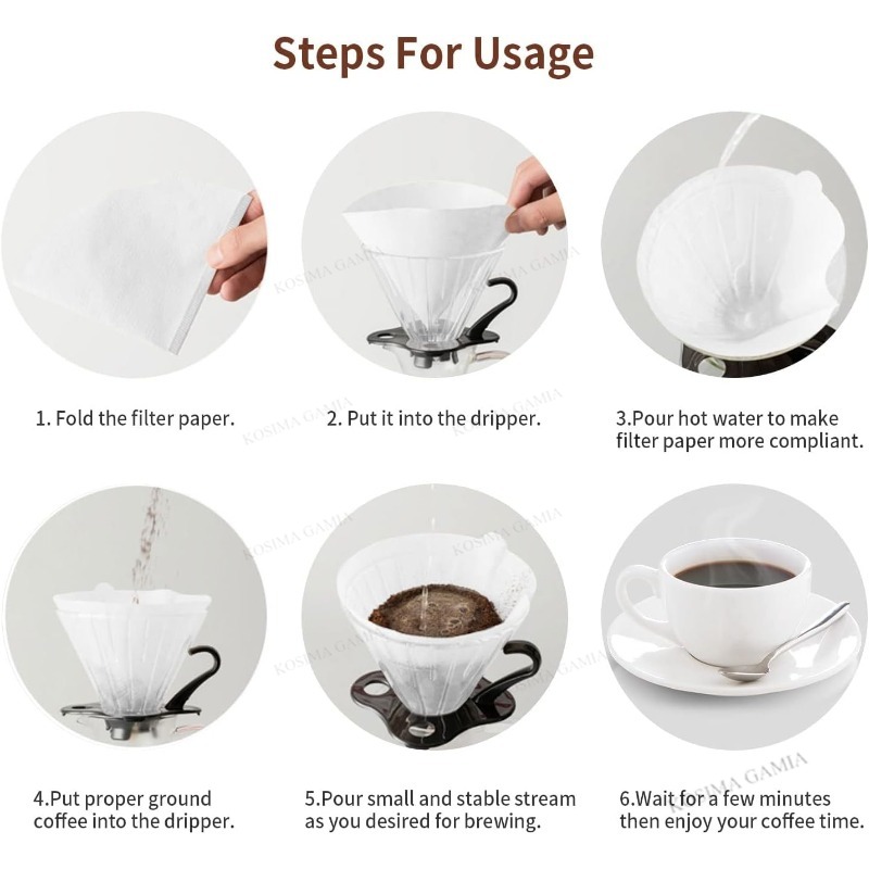 40-120개 커피 필터 액세서리 V자형 콘 종이 필터 - Coffee Equipment V60 리뷰 및 가격