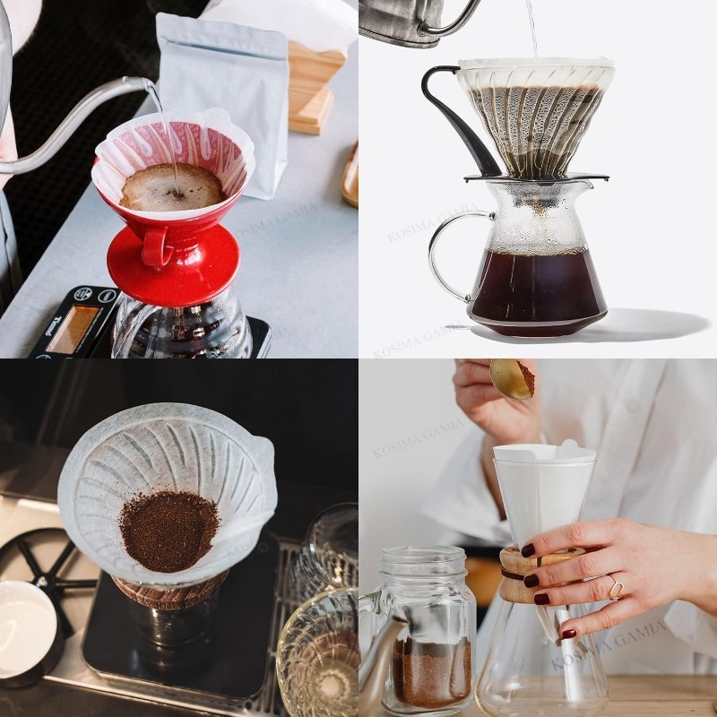 40-120개 커피 필터 액세서리 V자형 콘 종이 필터 - Coffee Equipment V60 리뷰 및 가격